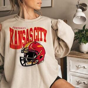 Kansas City Football Sweatshirt, Kansas City Crewneck, Retro Kansas City